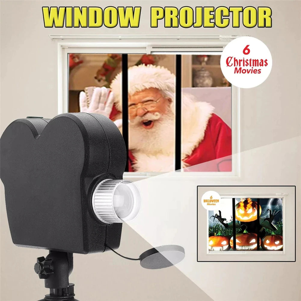 Waterproof Halloween and Christmas Projector for Garage Door